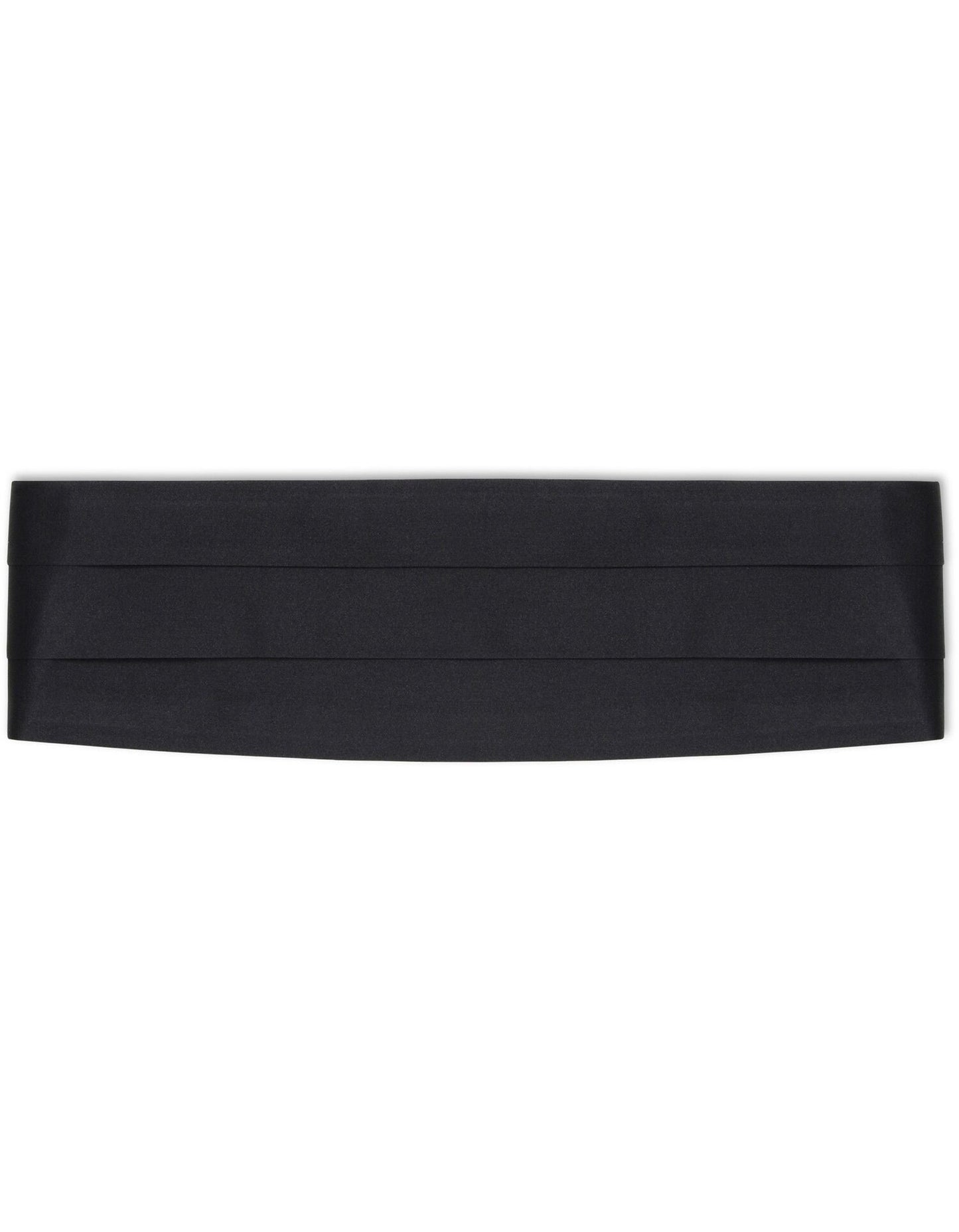 Canali Silk Cummerbund in Black