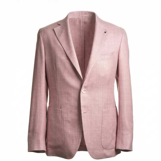 Belvest Jacket-in-the-Box Sport Coat – Light Pink