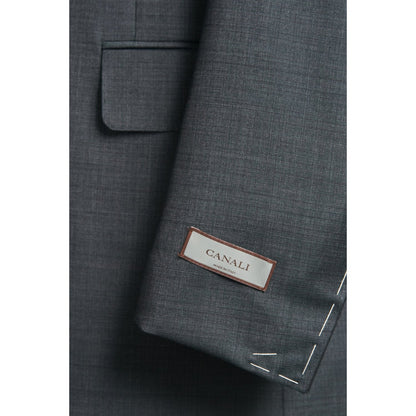 Canali Suit 100% Wool in Grey and Olive