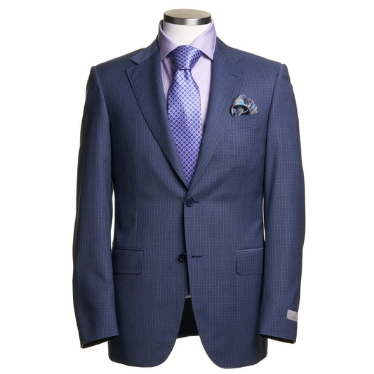 Canali Siena Model Pure Wool Suit in Light Blue