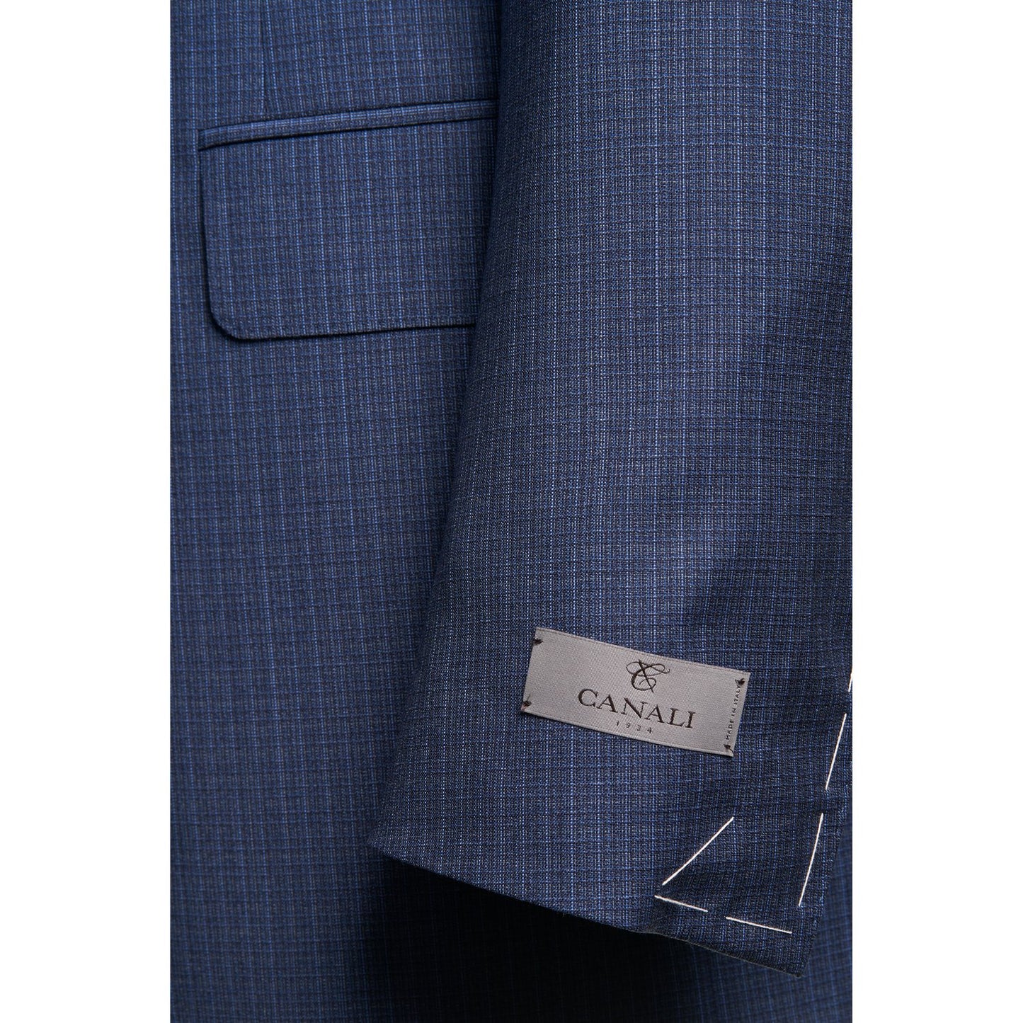 Canali Siena Model Pure Wool Suit in Light Blue