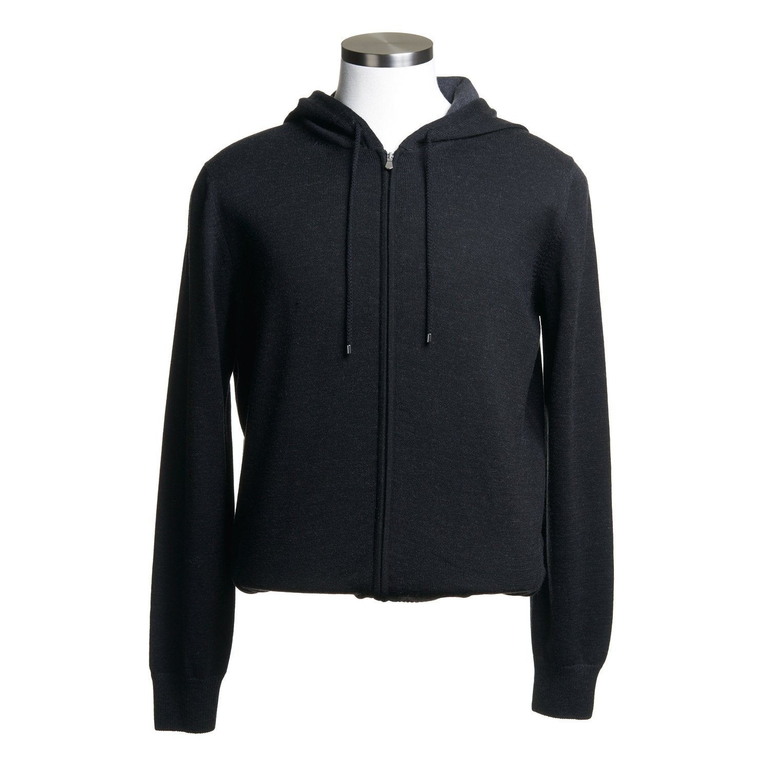 Black cardigan hoodie sale