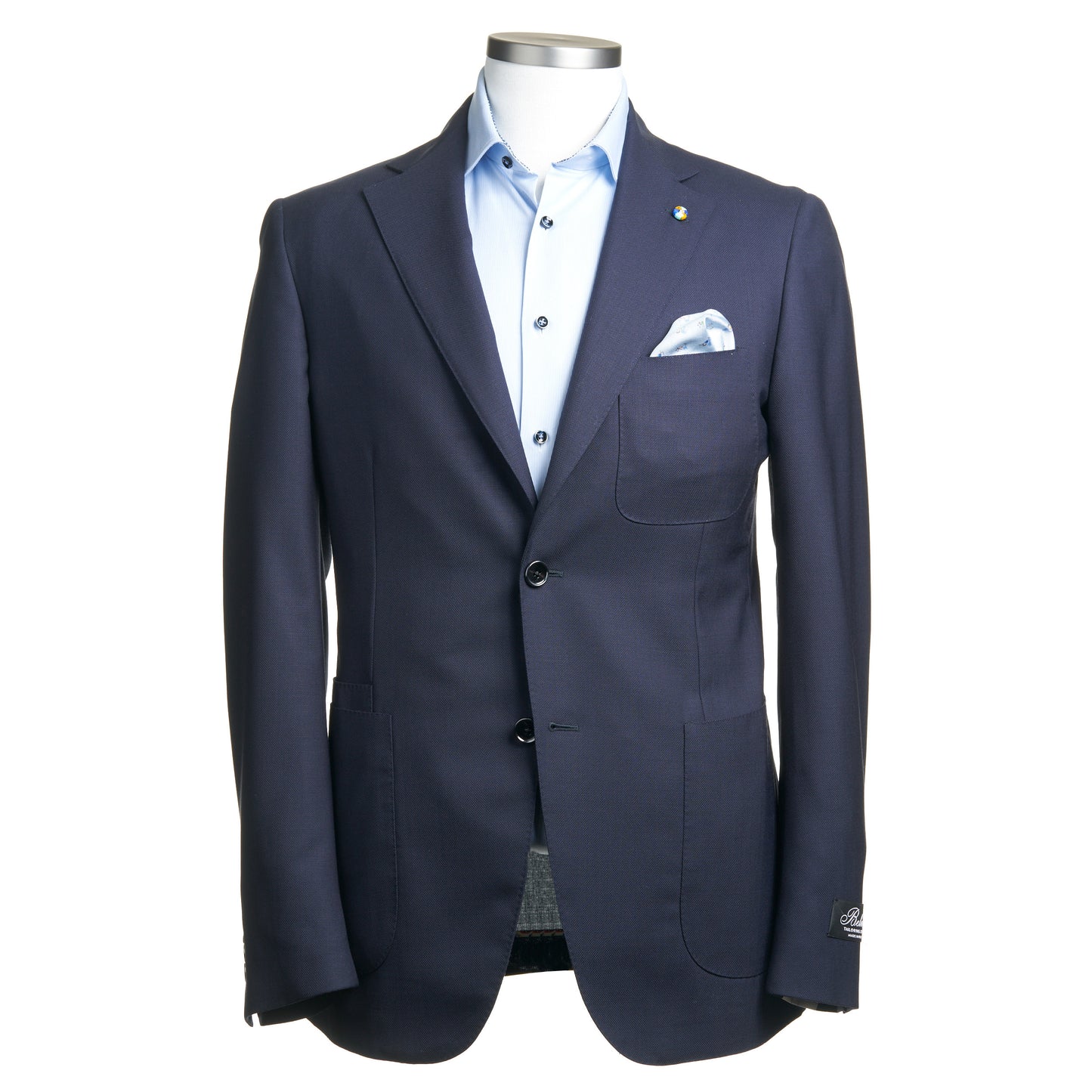 Belvest Travel Sport Coat Wool in Navy