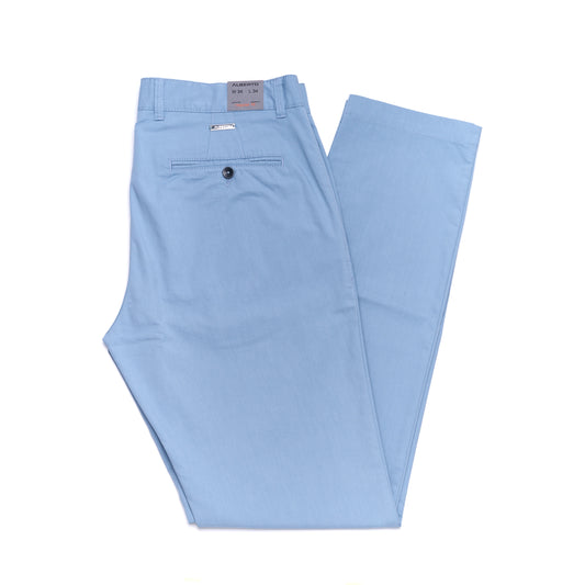 Alberto Jeans Lou 1909-819 Microstructure Pants in Sky Blue