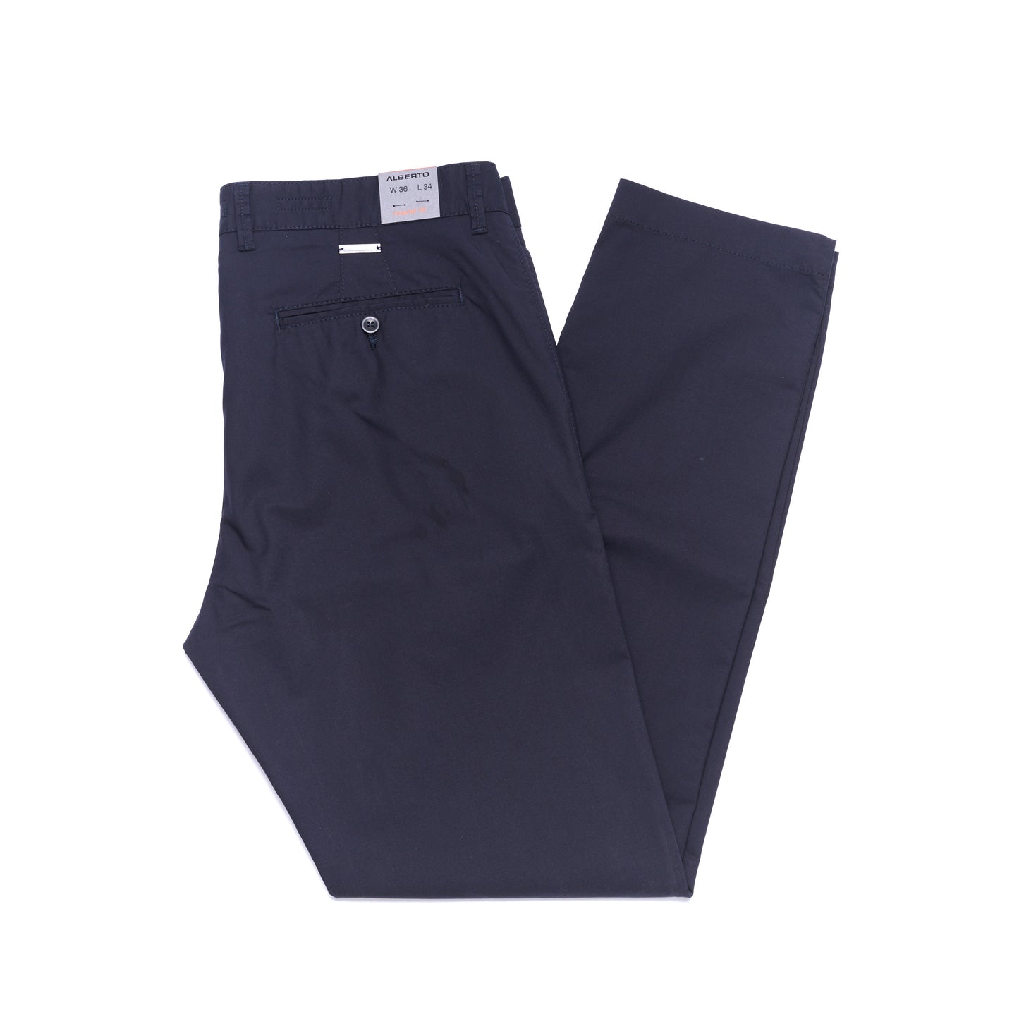 Alberto Jeans Lou Cotton Ceramica Gabardine Regular Fit in Navy