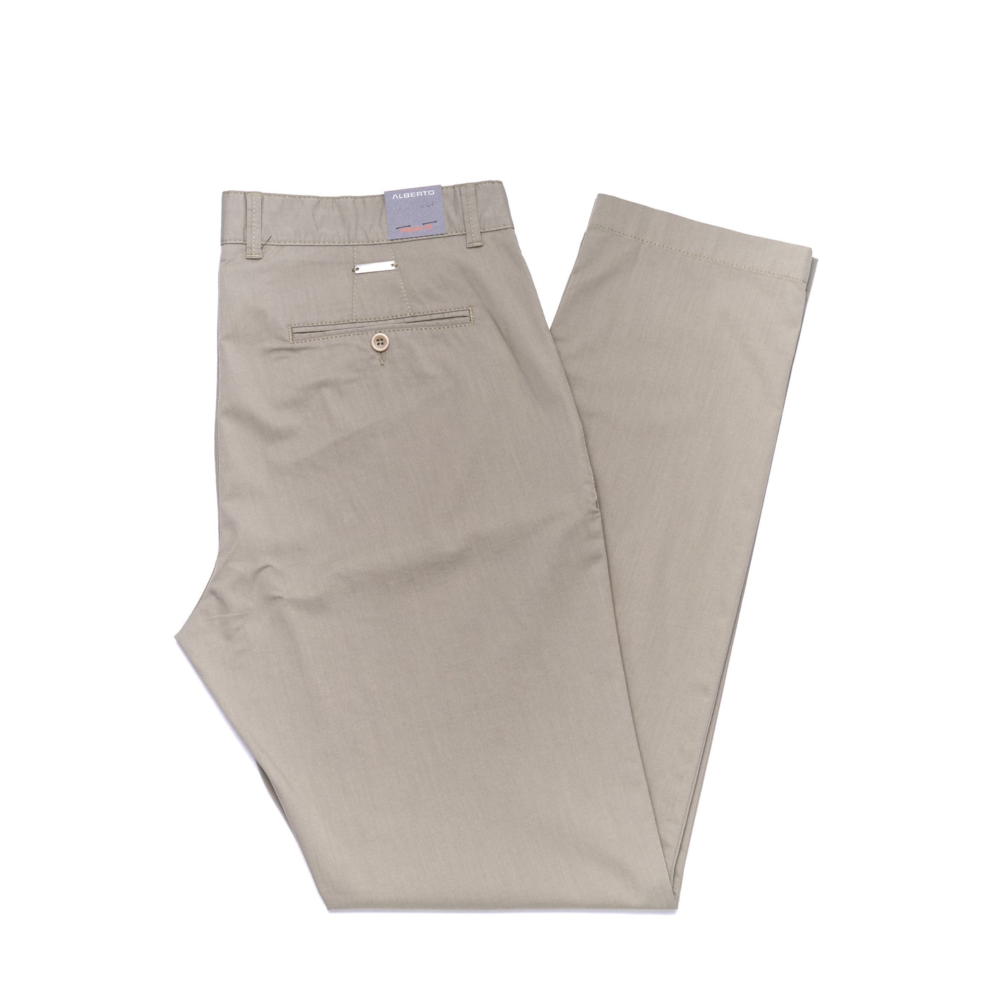 Alberto Jeans Lou Cotton Ceramica Gabardine Regular Fit in Olive