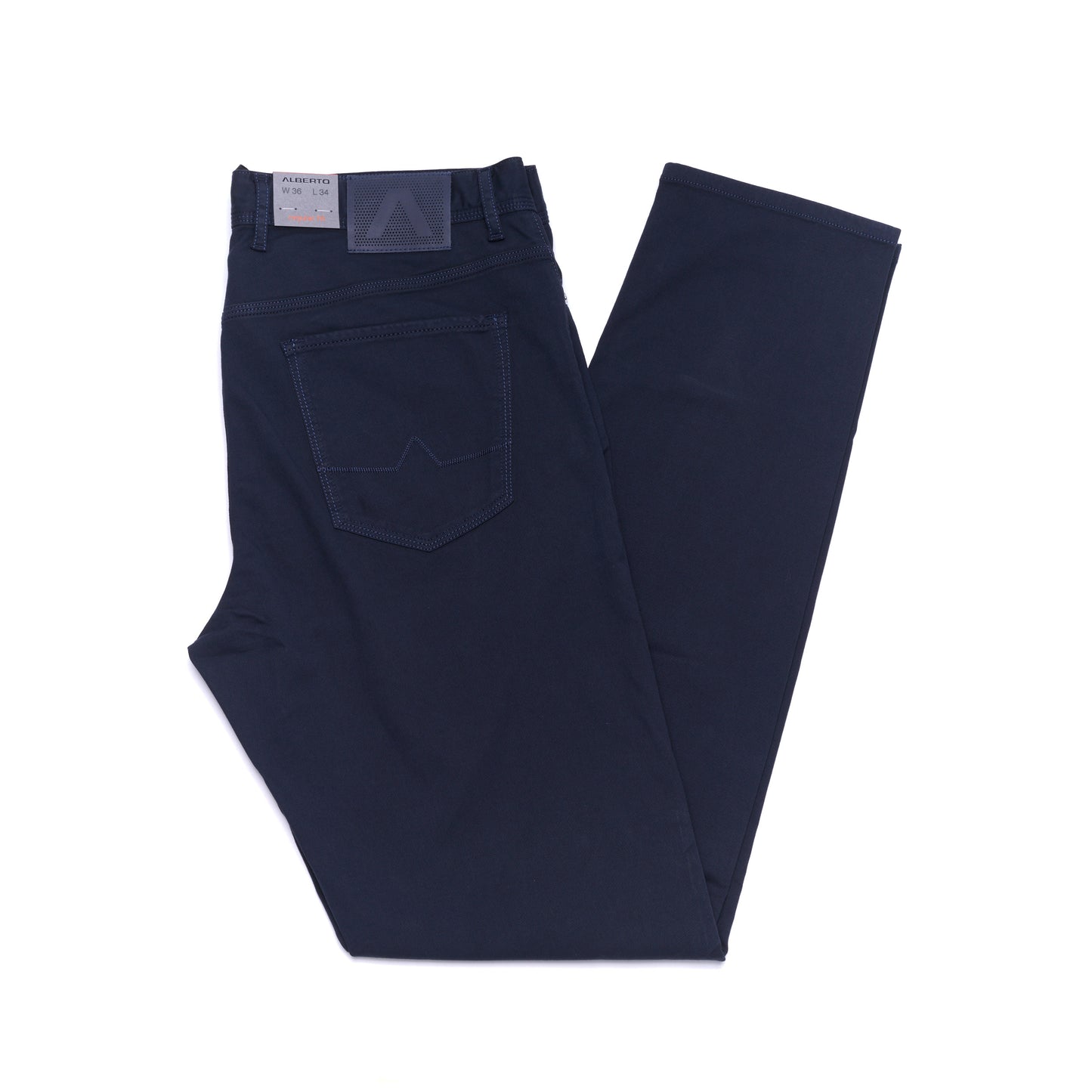 Alberto Jeans Pipe Regular Fit Tencel Light Weight Denim in Indigo