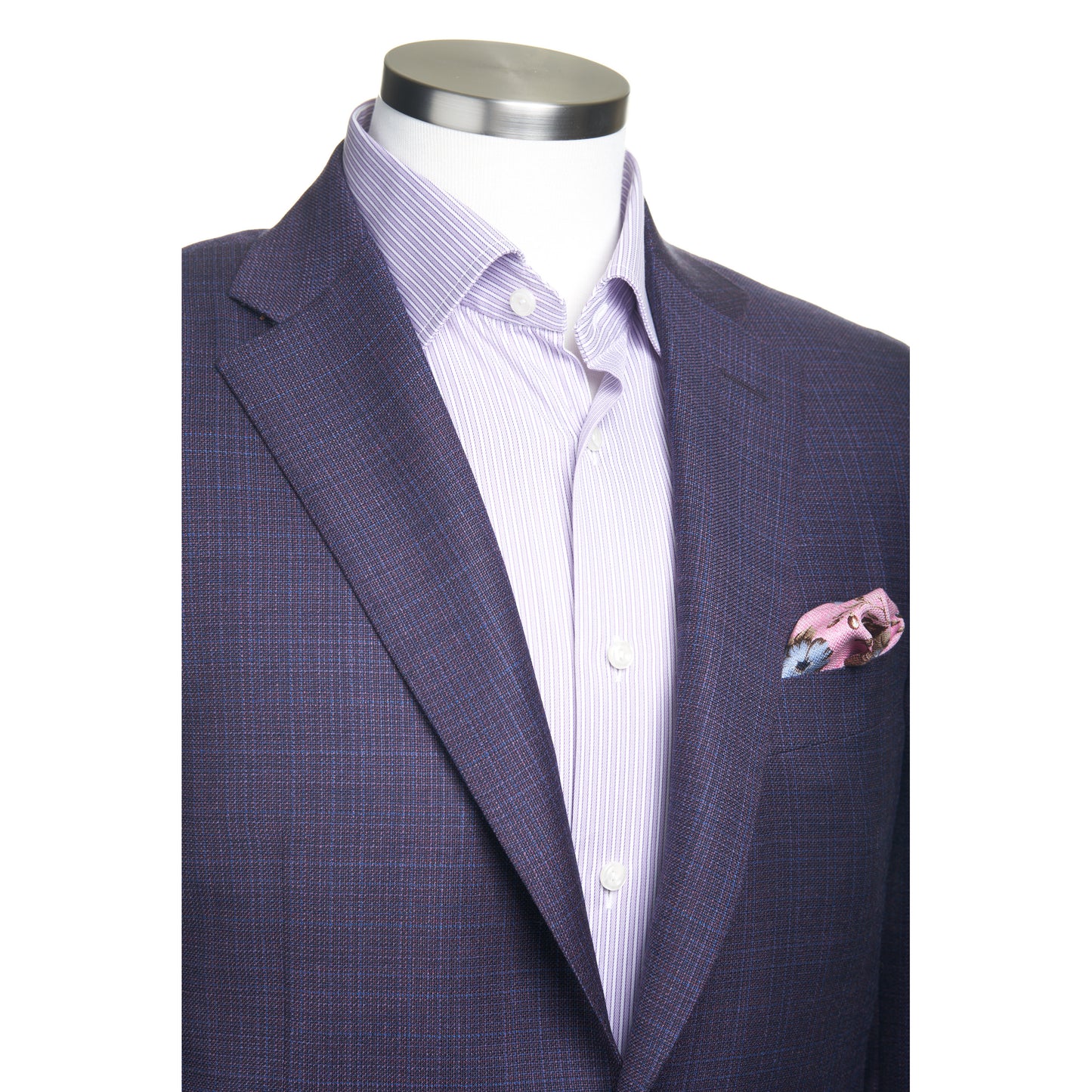 Canali Sport Coat in 100% Wool-Maroon