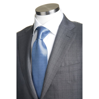 Canali Suit in Super 150s Wool Exclusive in Grey Olive Check