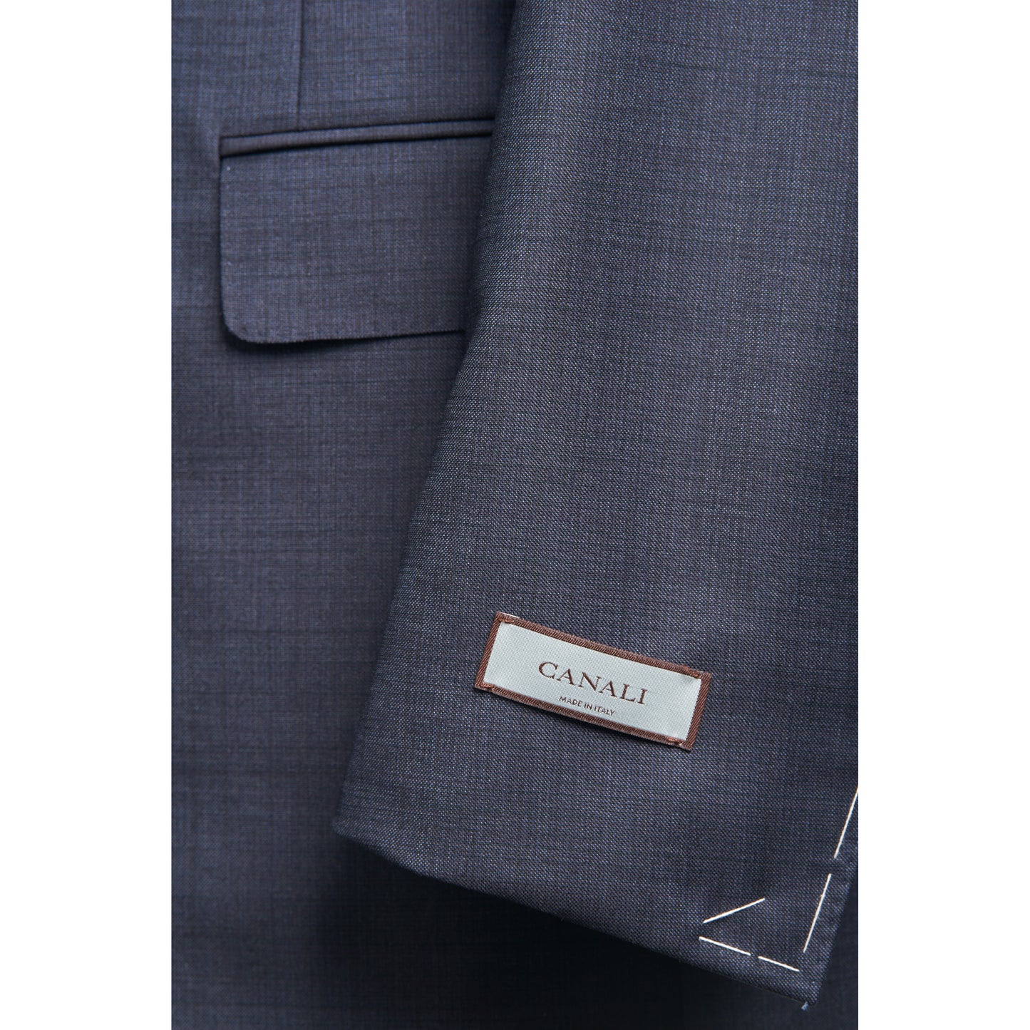 Canali Suit 100% Wool in Blue Grey