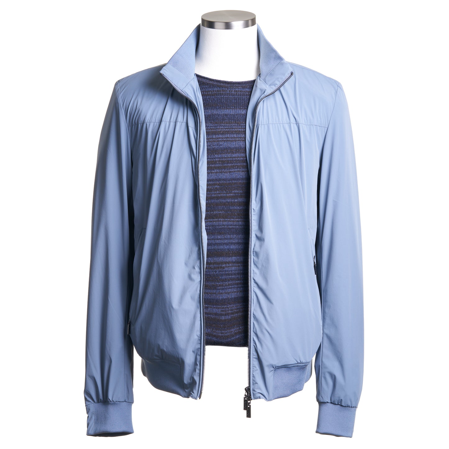 Gimo's Water-Resistant Bomber Jacket in Light Blue