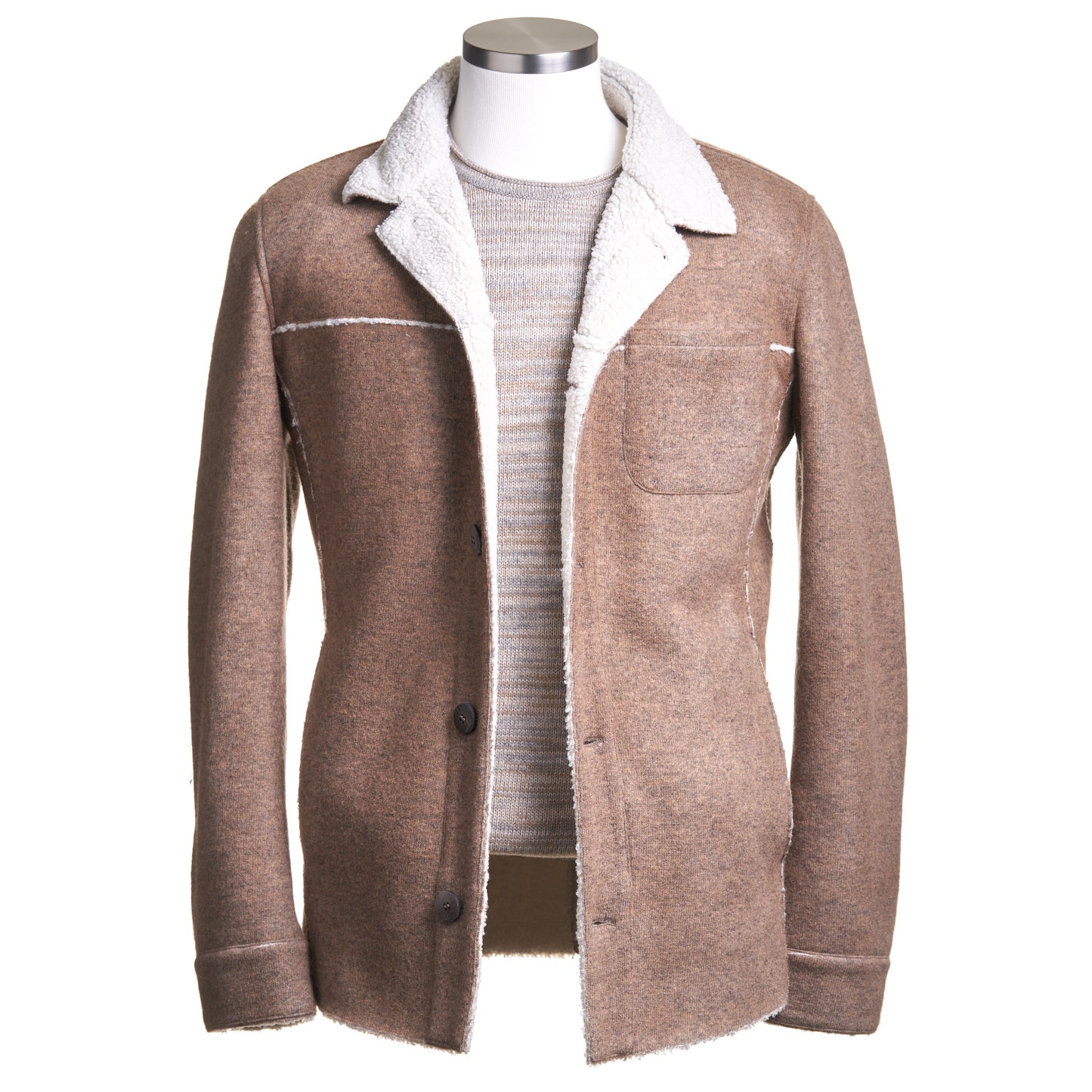 Gimo's Shearling Jacket in Mocha