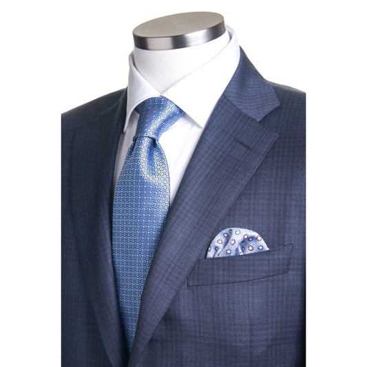 Canali Suit in Siena Model -Blue Glen Plaid