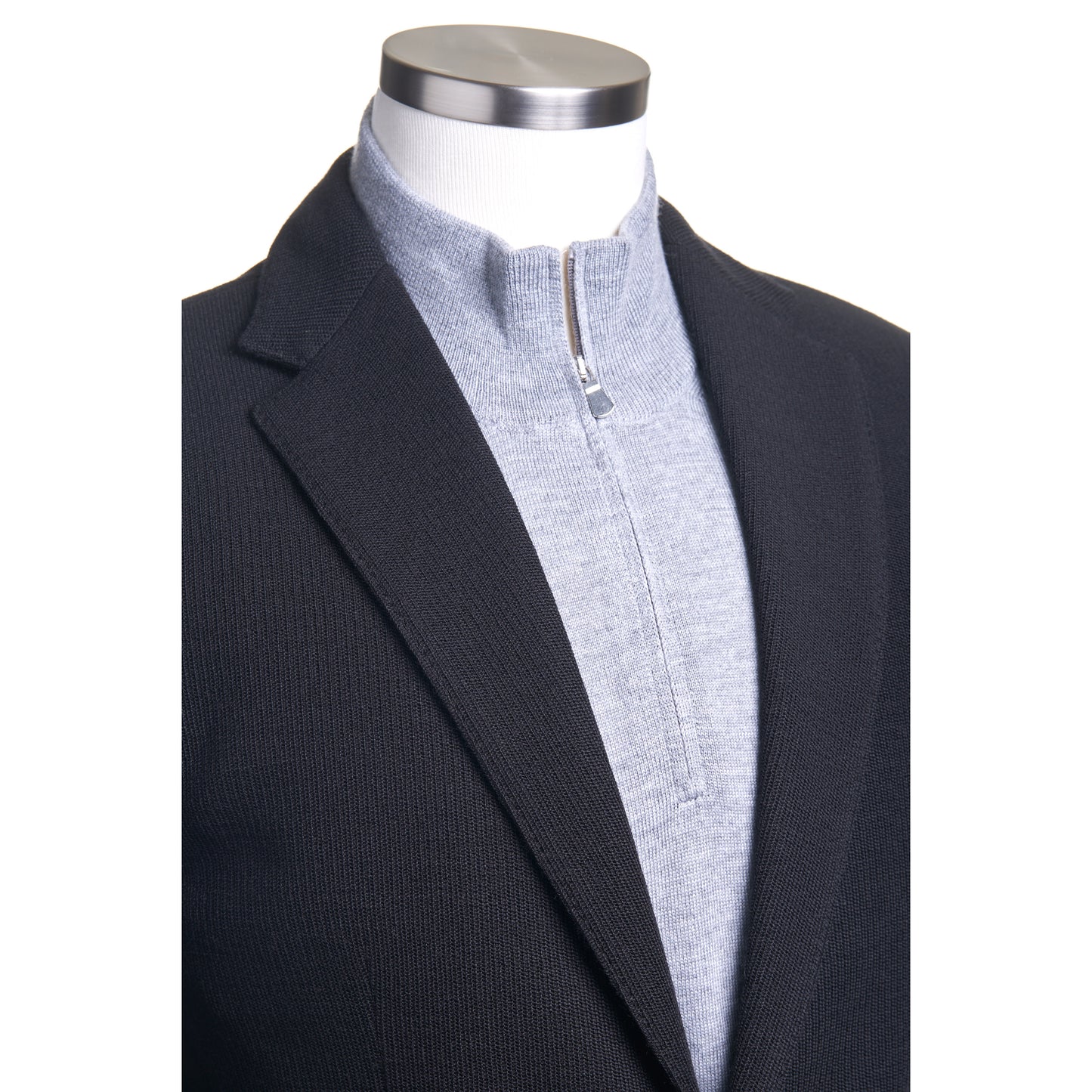 Fradi Knitted Wool Jersey Jacket –Black