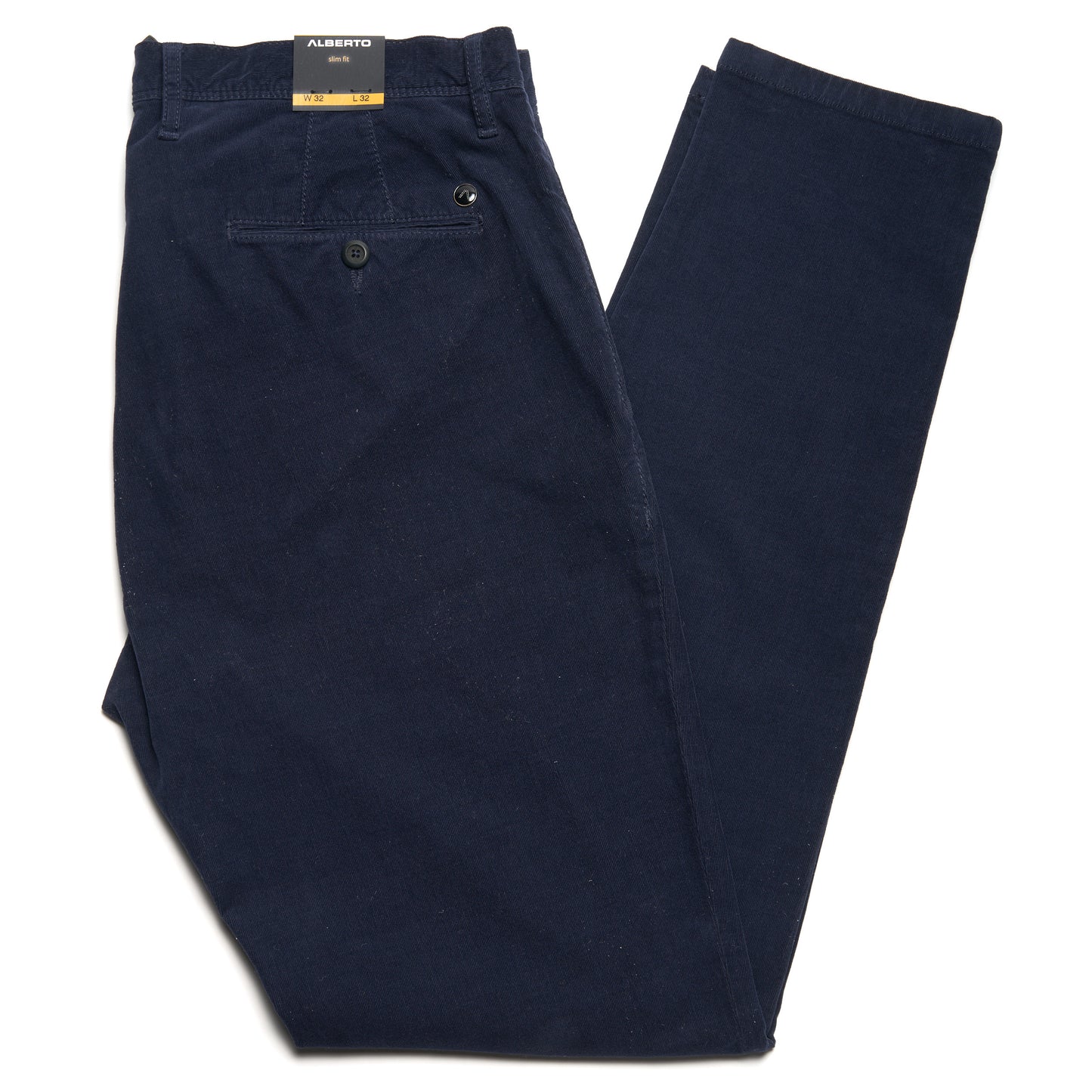 Alberto Jeans Soft Twill Regular Fit in Navy