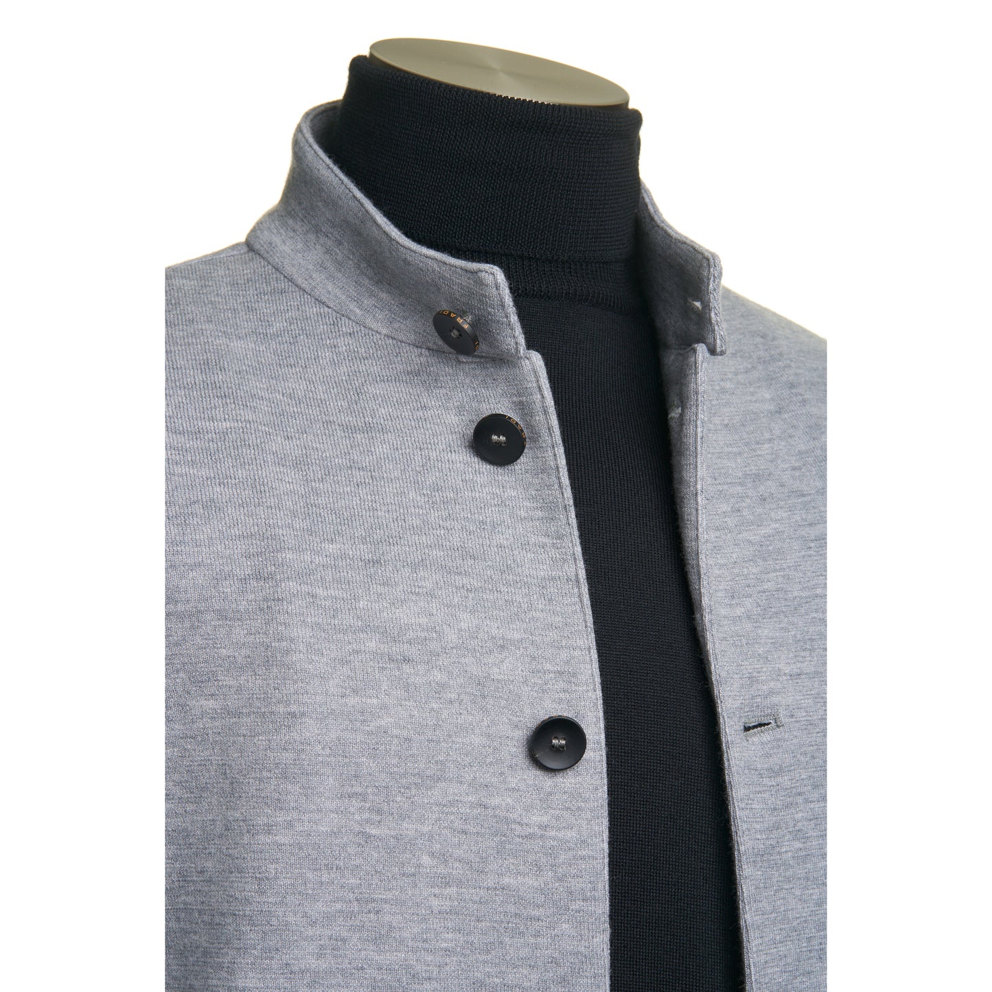 Fradi Wool and Cotton Jersey Billionaire Jacket in Grey
