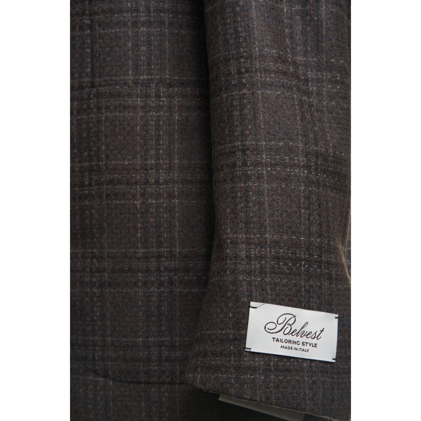 Belvest "Jacket in the Box" Wool Sport Coat in Brown & Tan