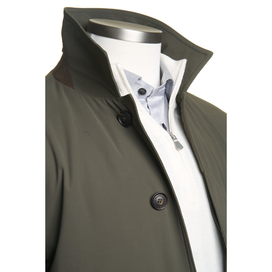Waterville Super Stretch Car Coat in Olive