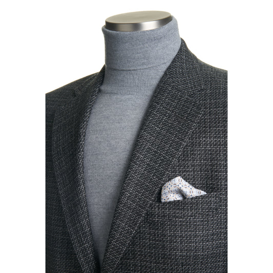 Uomo Sport Coat in 100% Light Wool in Gray