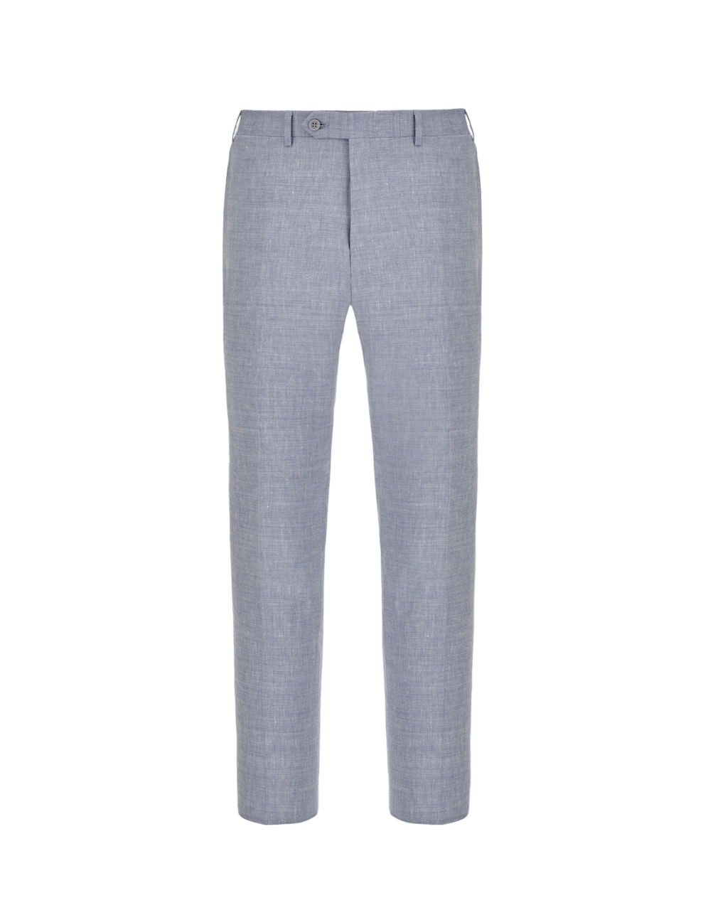 Canali Siena Classic Fit Linen Wool Blend Dress Pants in Light Blue