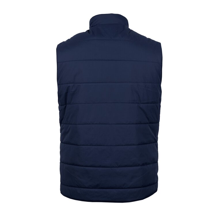 Stenströms Quilted Nylon Vest in Navy