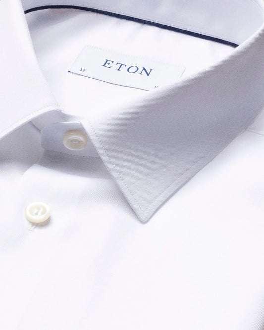 Eton Signature Twill Dress Shirt in-White