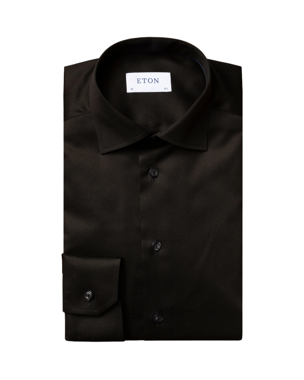 Eton Signature Twill Dress Shirt-Black Uomo San Francisco Eton Signature Twill Dress Shirt-Black Uomo San Francisco