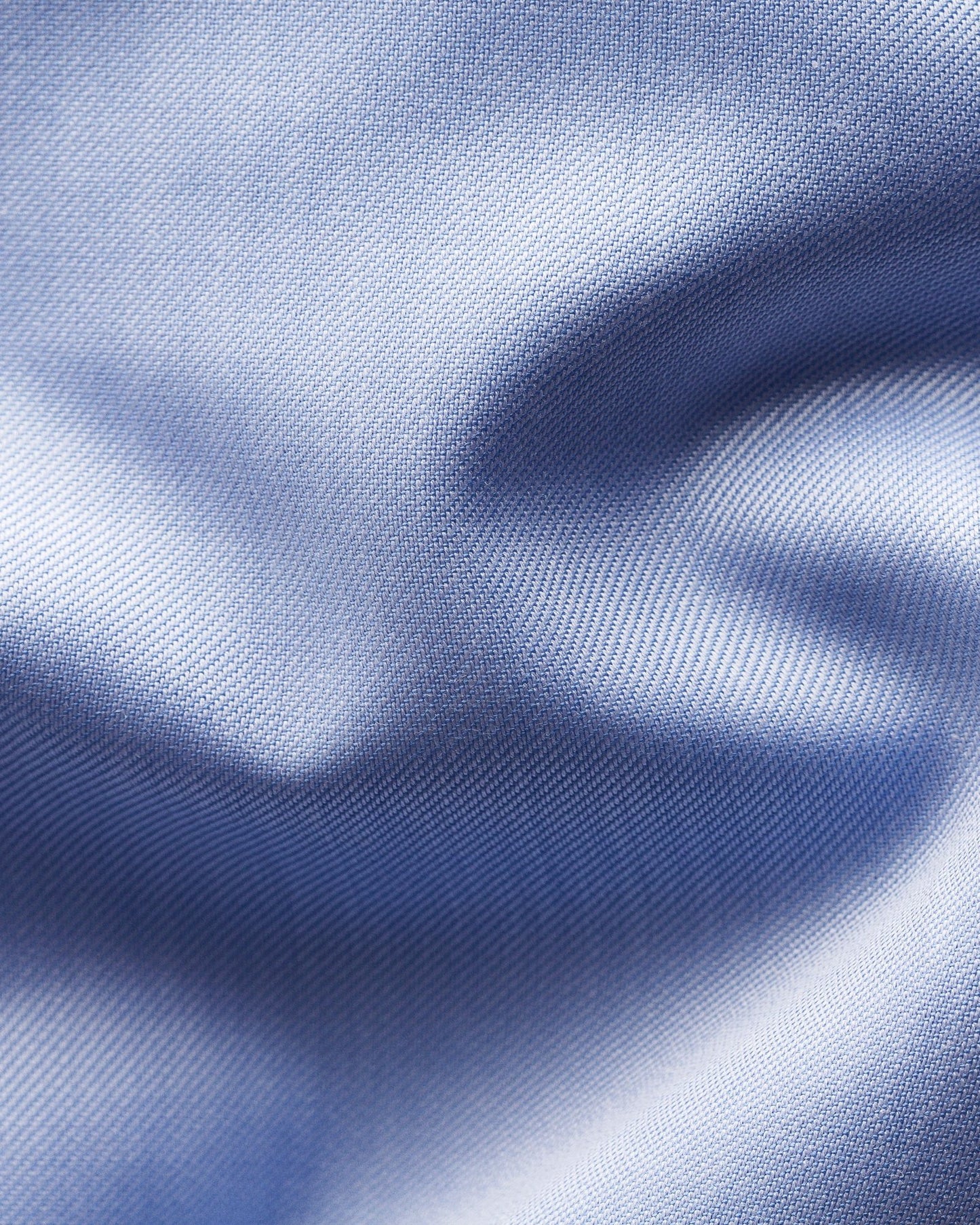 Eton Signature Twill French Cuff Shirt in Light Blue