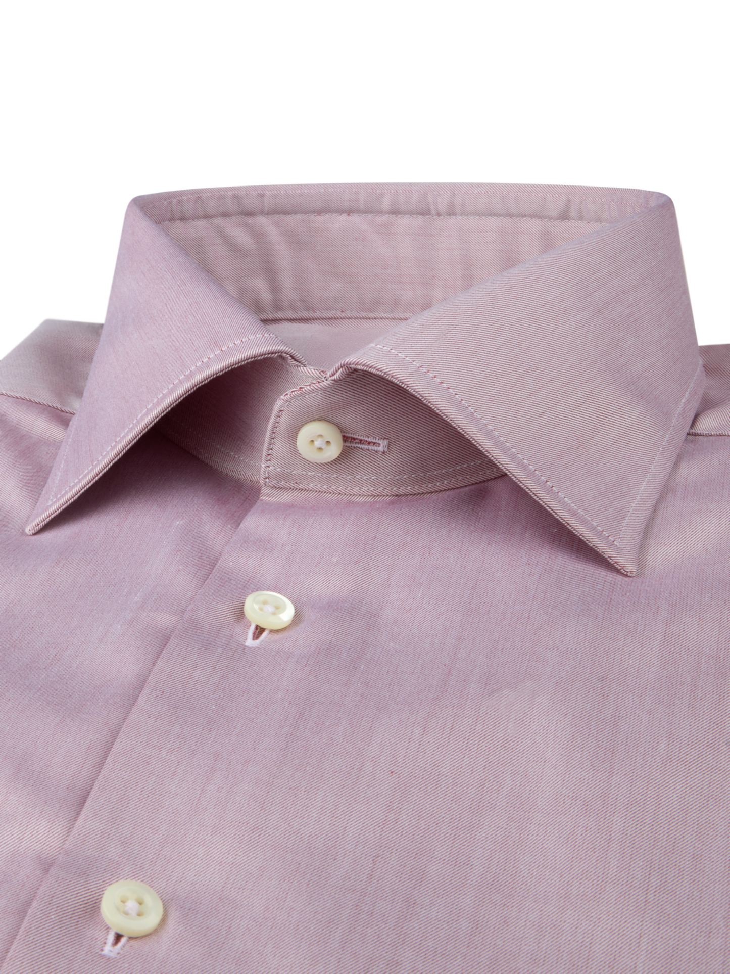 Stenströms Regular Fit Twill Shirt in Light Red