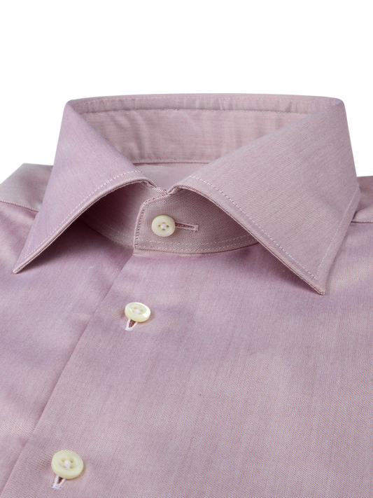 Stenströms Regular Fit Twill Shirt in Light Red