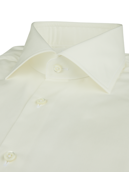 Stenströms Superior Twill Dress Shirt in Slim Fit-Champagne