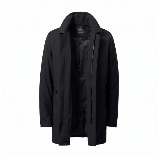 UBR Regulator™ Savile Wool Coat – Black