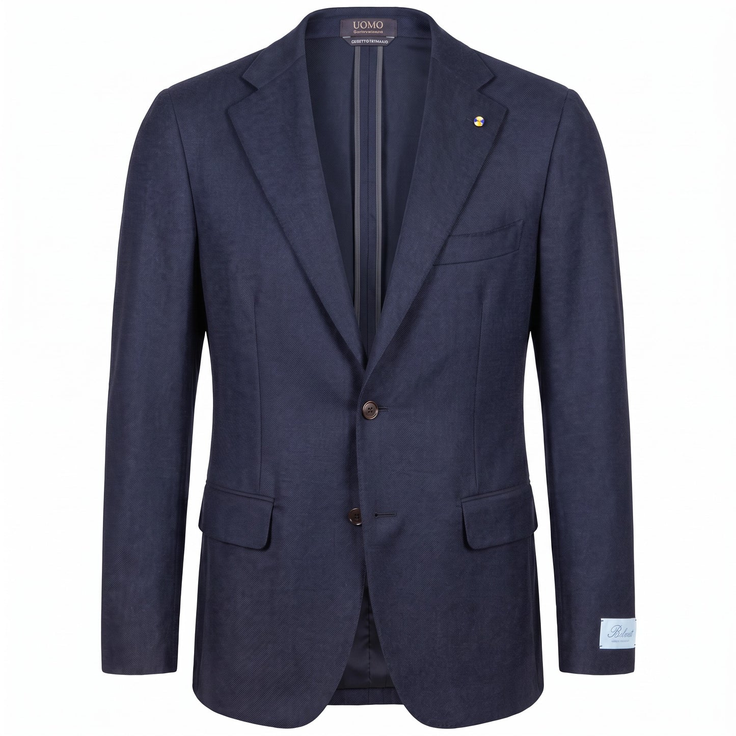 Belvest "Jacket in the Box" 100% Cashmere Sport Coat in Navy