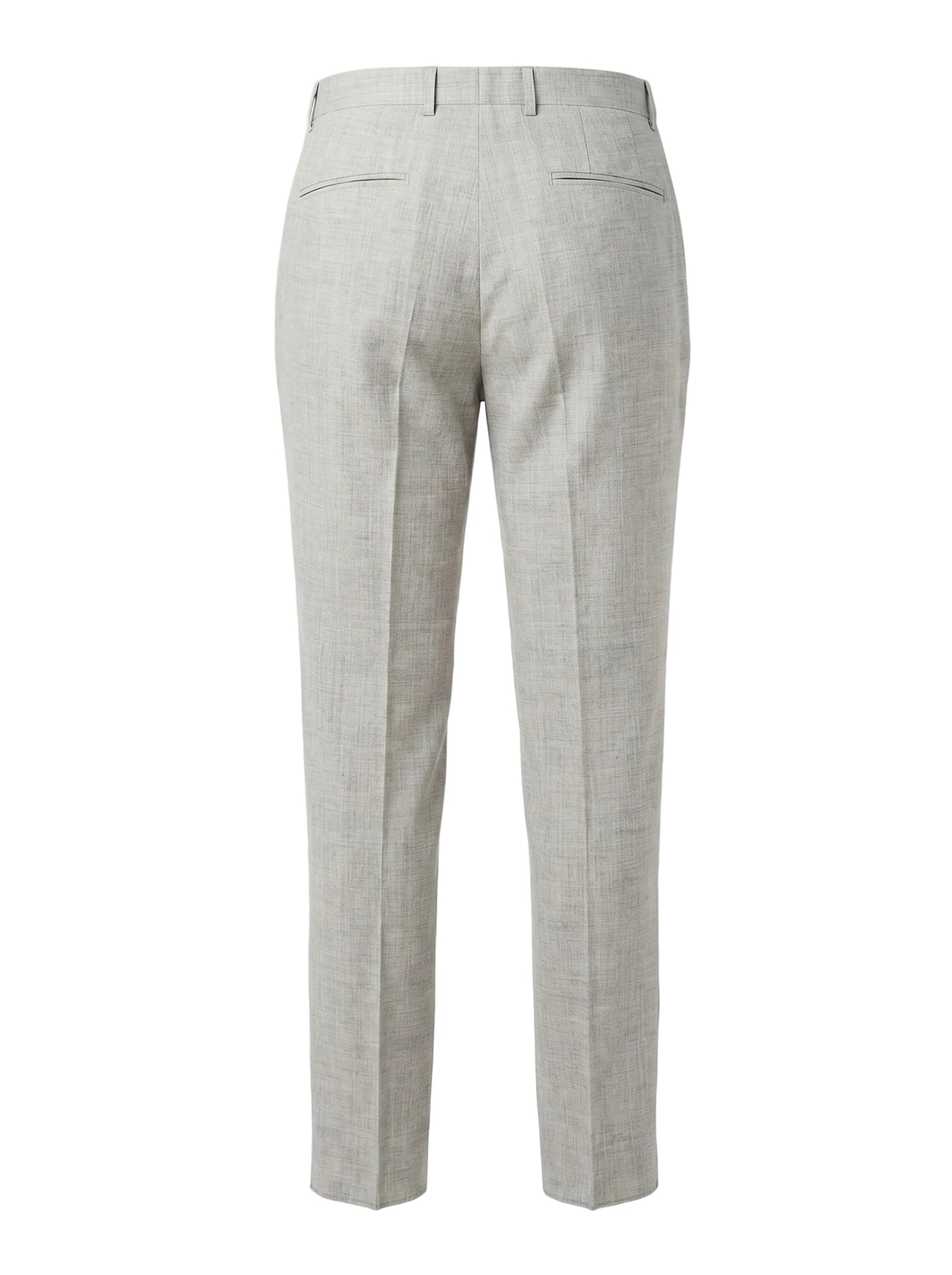 Canali Siena Classic Fit Wool, Silk and Linen Blend Dress Pants in Warm Flax