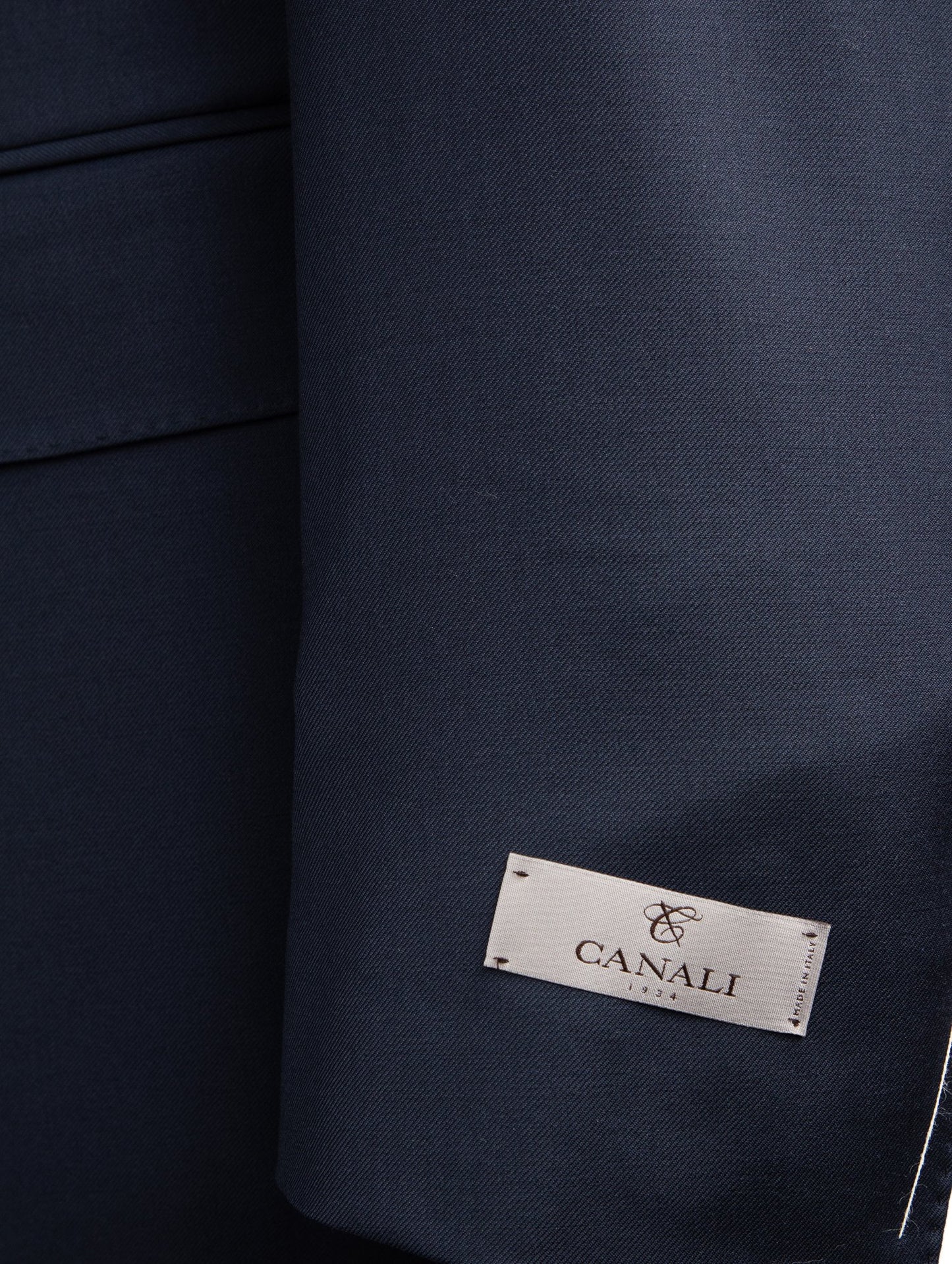 Canali Super 130 Contemporary Model Suit in Mediterranean Blue