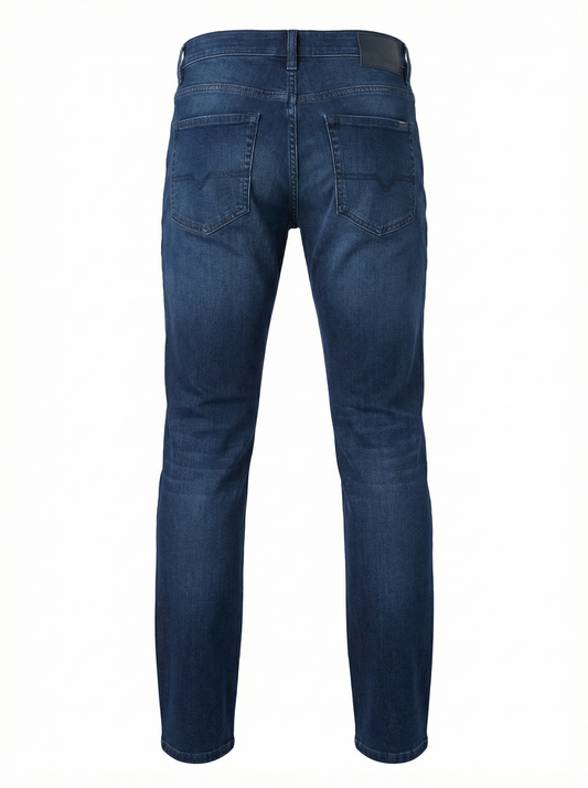 Alberto Jeans Pipe Light Soft Denim in Blue