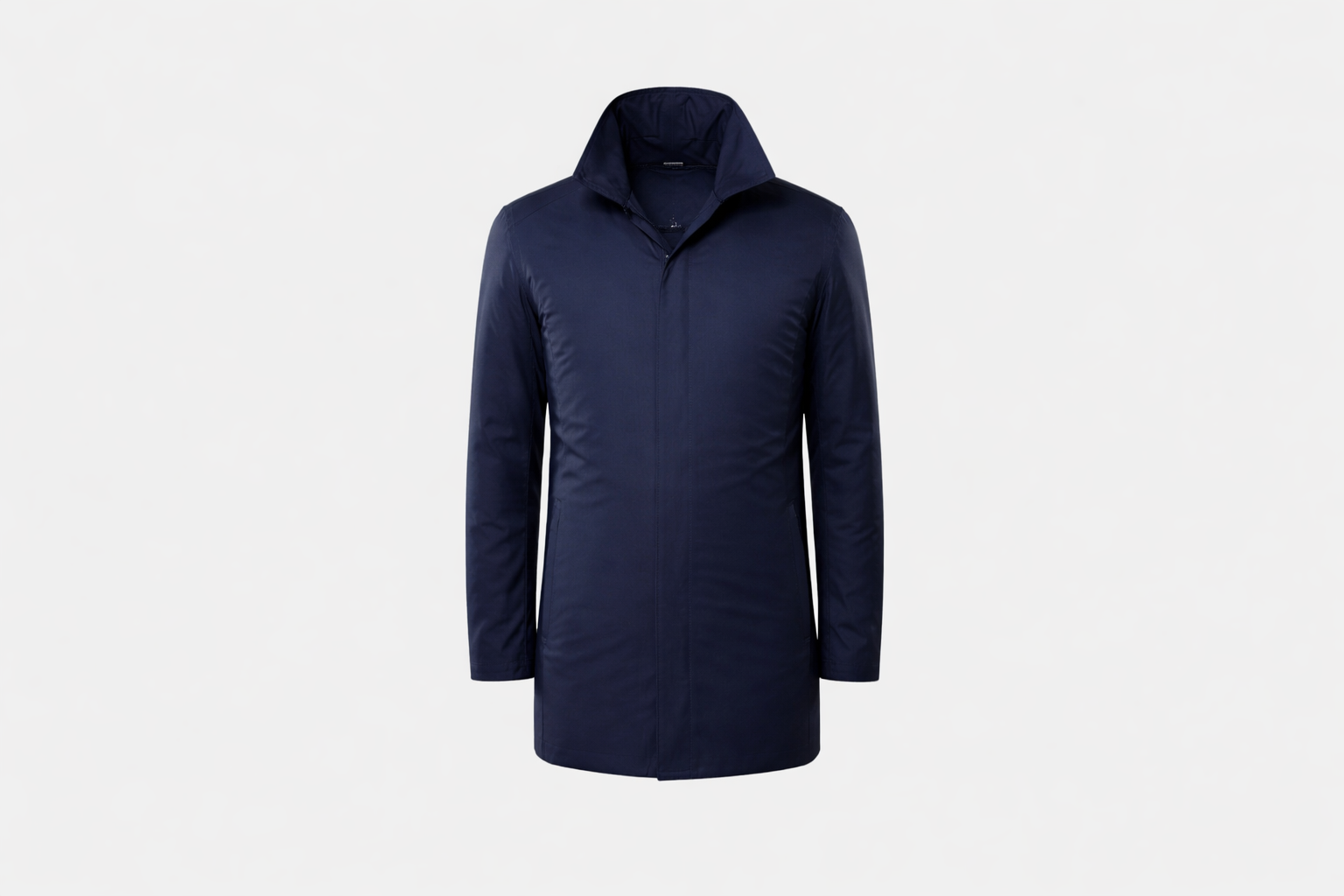 UBR Regulator™ Savile Wool Coat – Navy Blue – Uomo San Francisco