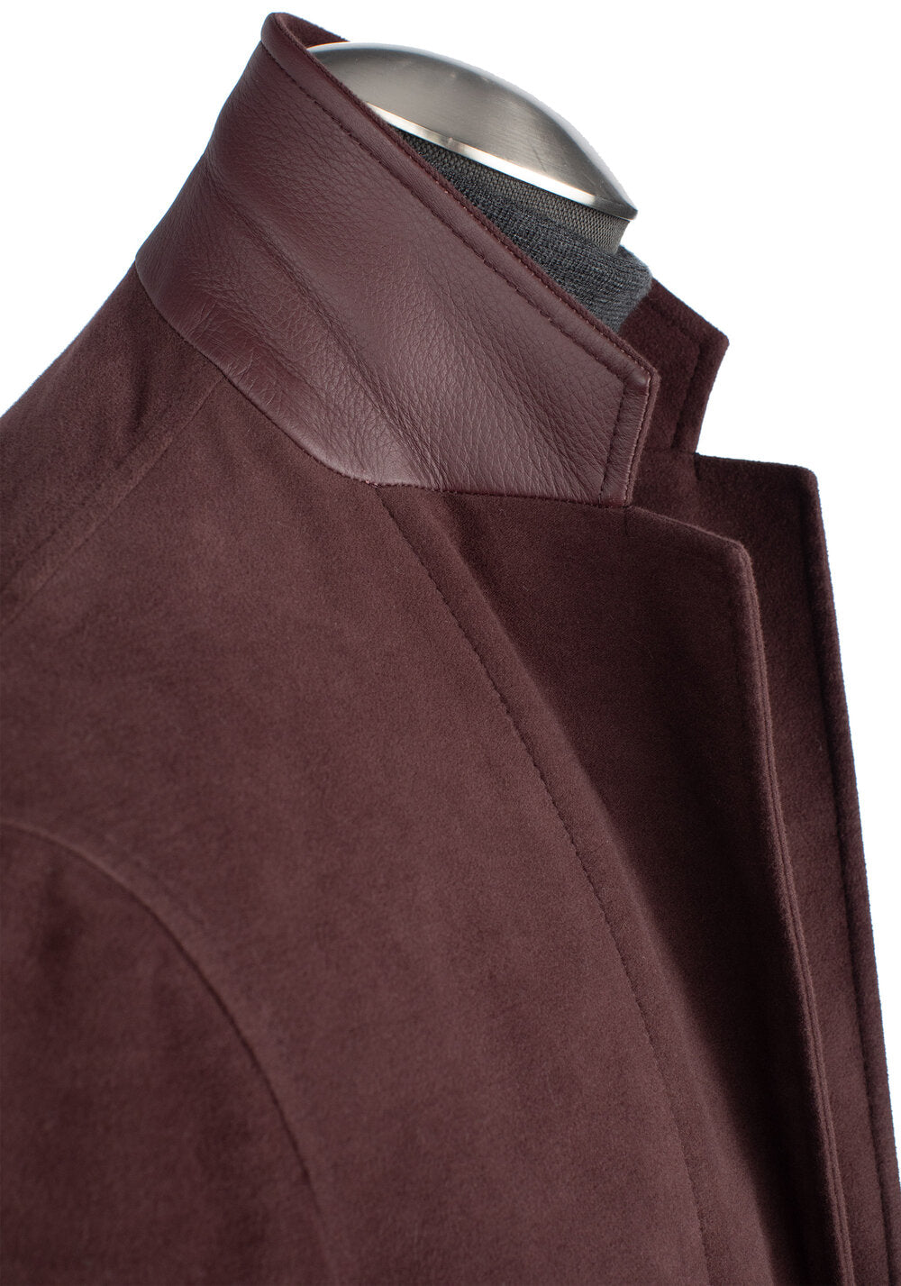 Belvest Casual Coat in Maroon