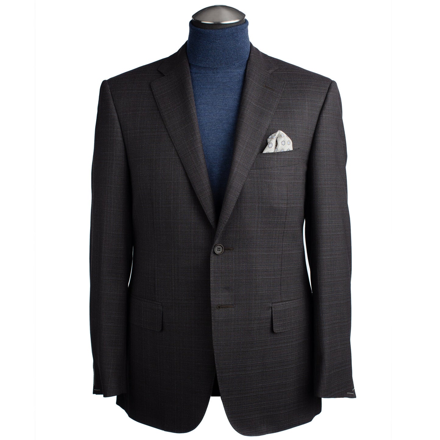 Canali Super 140's Siena Model Impeccable Wool Suit in Brown