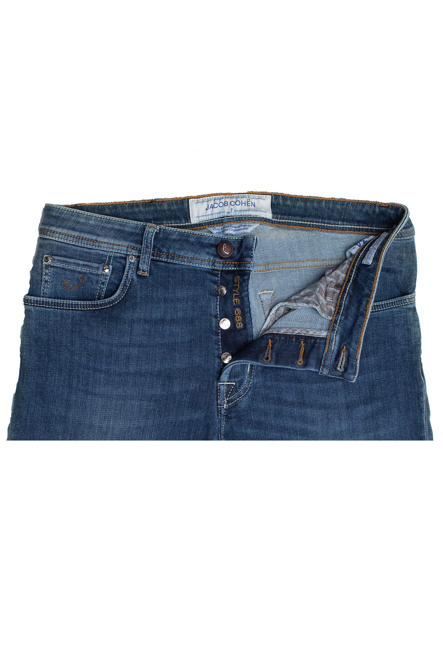 Jacob Cohen Modern Fit Jeans in Washed Blue