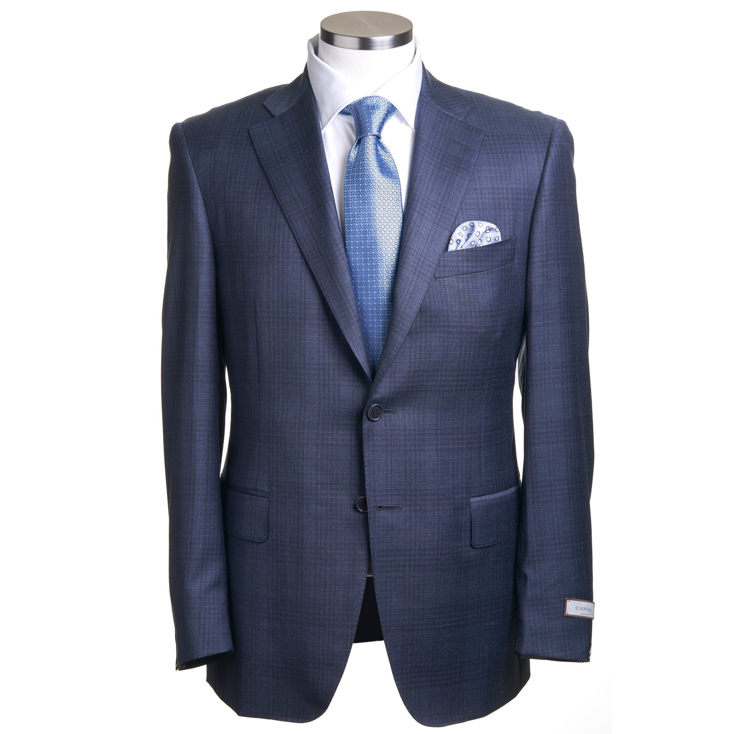 Canali Suit in Siena Model -Blue Glen Plaid