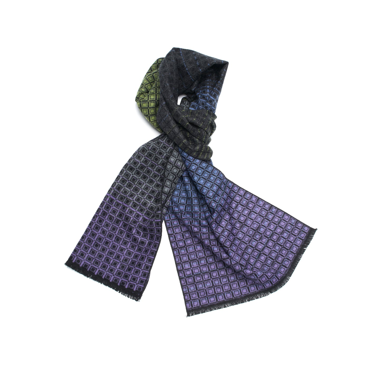 Silk Scarf in Multi colors-02