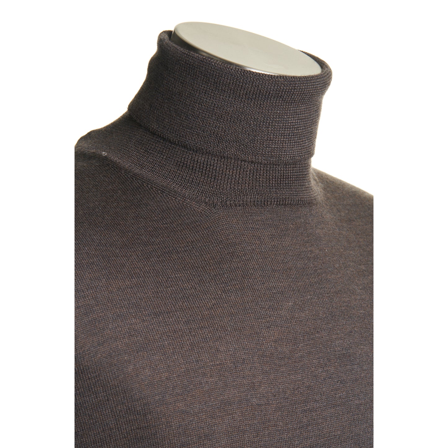 Gran Sasso Extra Fine Merino Wool Turtleneck Sweater in Mocha