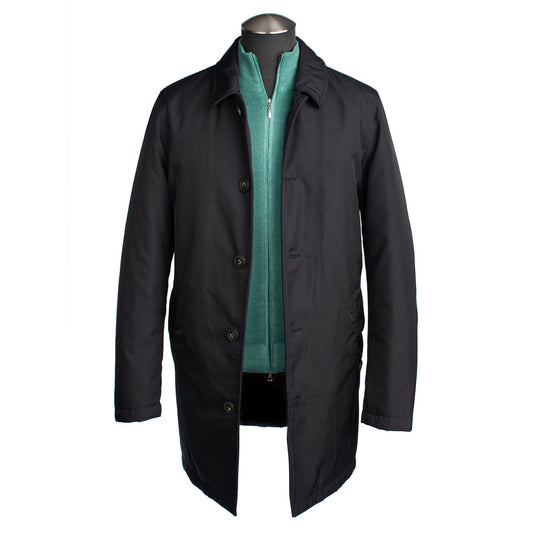 Pal Zileri Water-Resistant Raincoat in Black