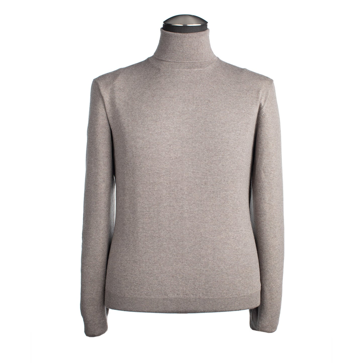 Gran Sasso Extra Fine Merino Wool Turtleneck Sweater in Oatmeal
