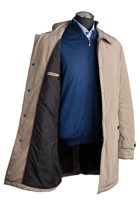 Allegri Waterproof Rain coat in Tan