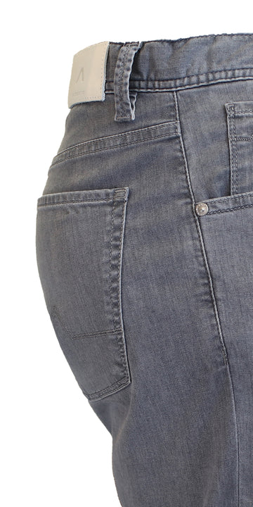 Alberto Jeans In Pipe Regular Fit Light Weigh Tencel-Gray