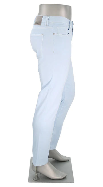 Alberto Super Stretch Jean in Model Pipe Light Weight - Sky Blue