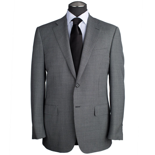 Canali Siena Model Suit in Mid Gray Nail Head