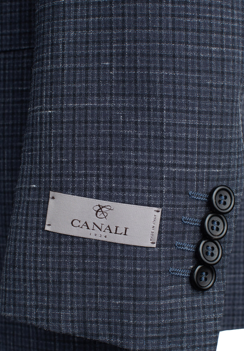 Canali Kei Model Natural Comfort Travel Wool Suit in Blue-Gray